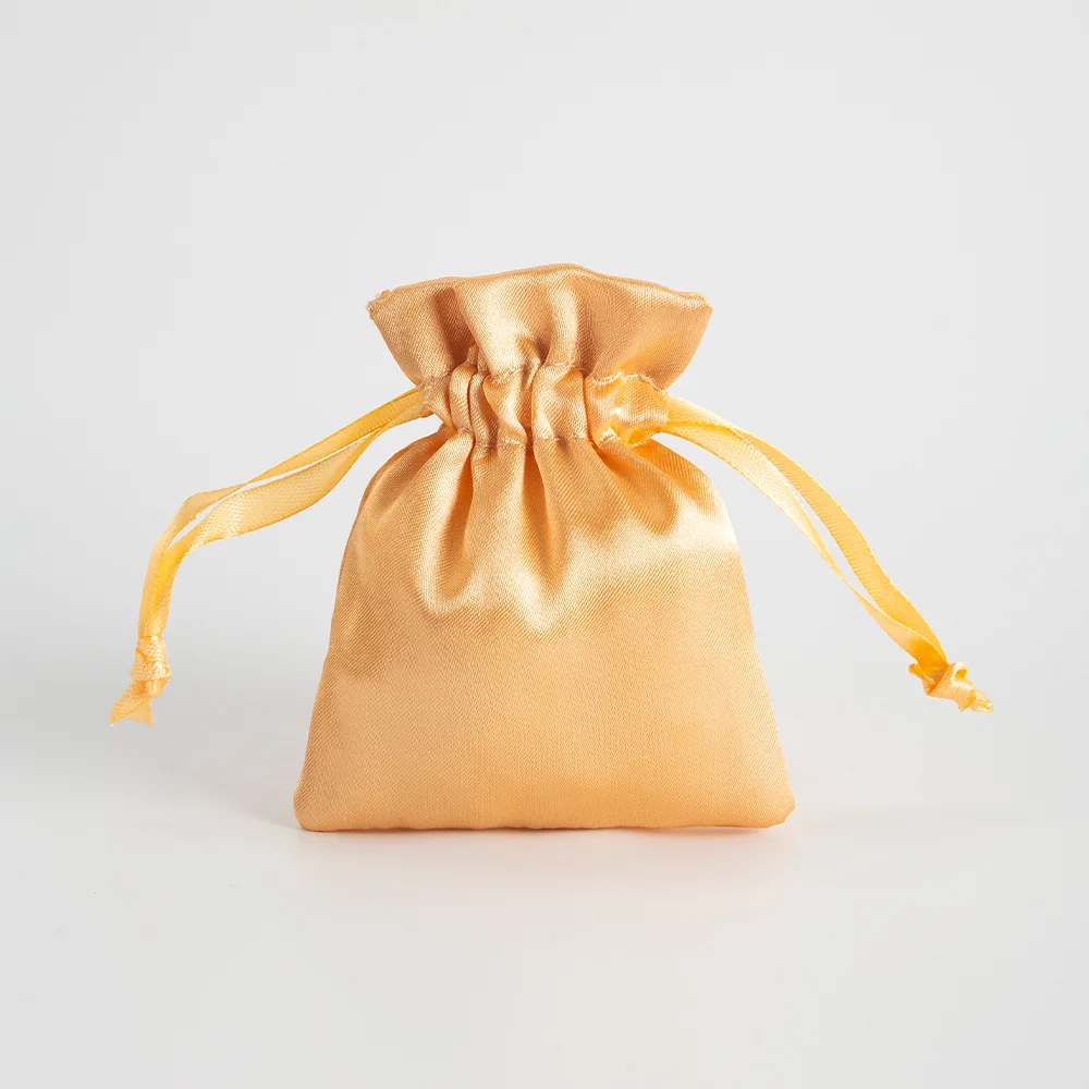 5 stks/partij 7x9/9x12/10x15 cm Zijde Sieraden Gift Bag Satijnen Trekkoord Pouch Voor Bruiloft Snoep Oorbellen Armband Opslag Verpakking