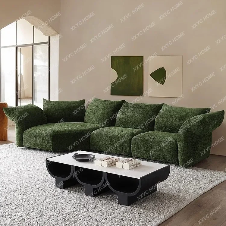 

HPetal sofa, large apartment, special-shaped curved sofa, combined fabric sofa