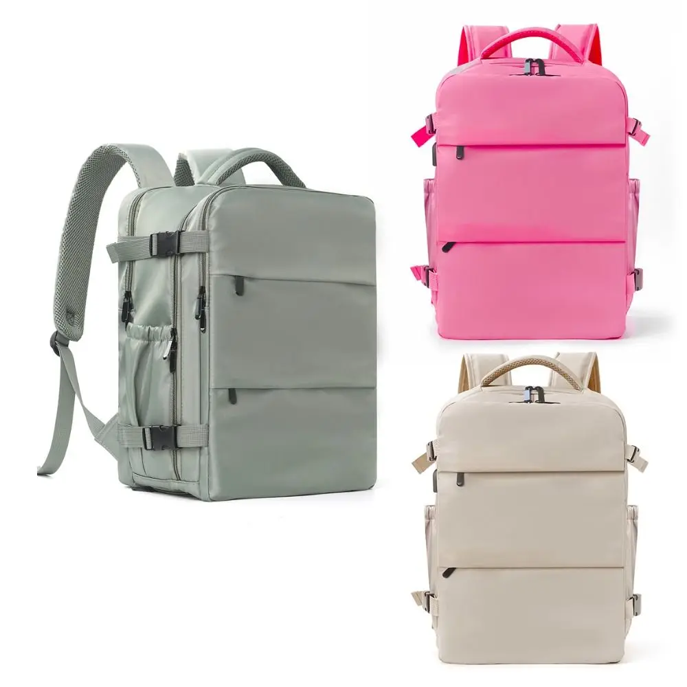 

Large Capacity Travel Backpack with Shoe Compartment Multi-Pocket Travel Luggage Bag Waterproof Lightweight Duffel Bag
