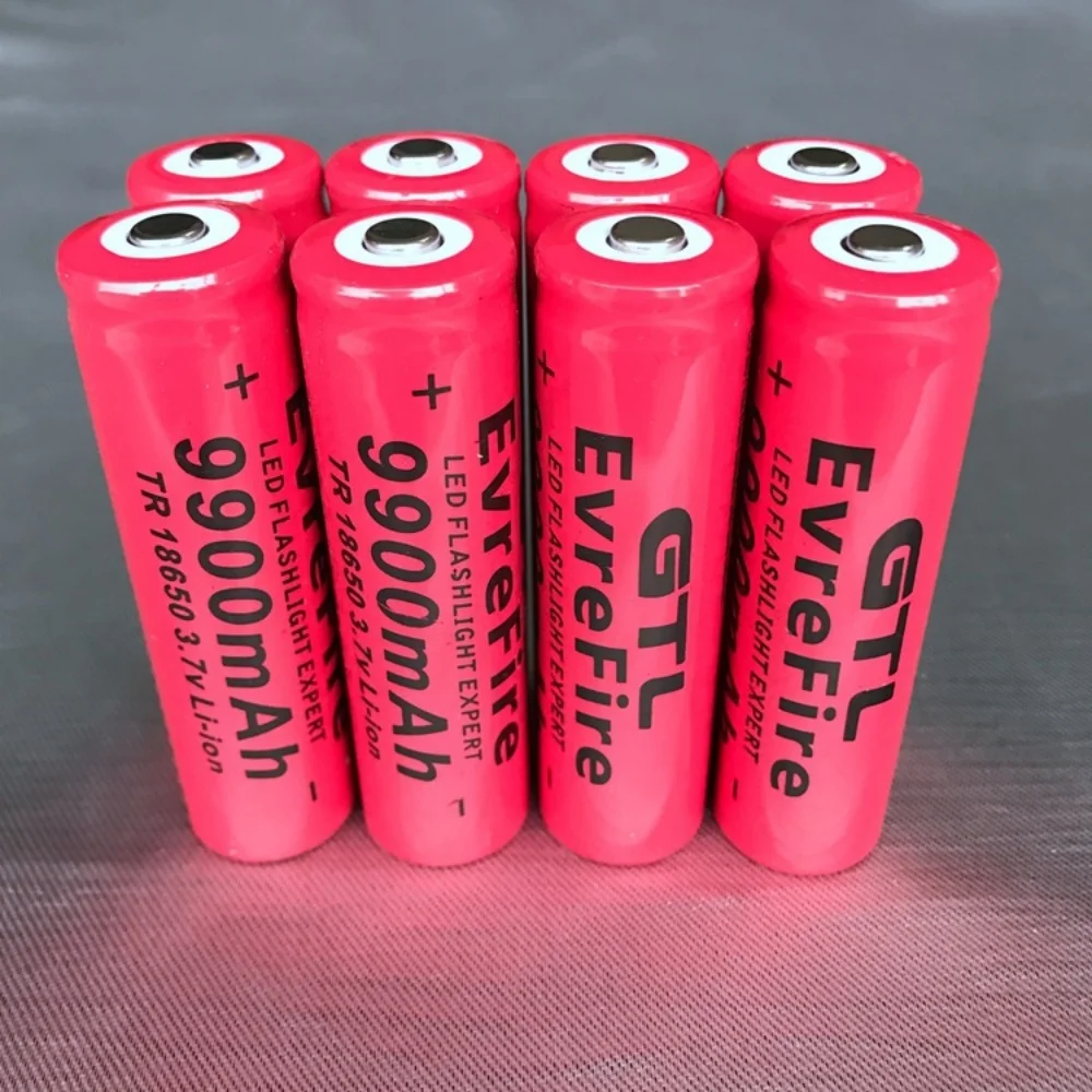 Nowa bateria litowa 18650, akumulator litowy 9900mAh, 3.7V do jasnej latarki, zabawki, akumulator do ponownego ładowania — zdjęcie produktu 2