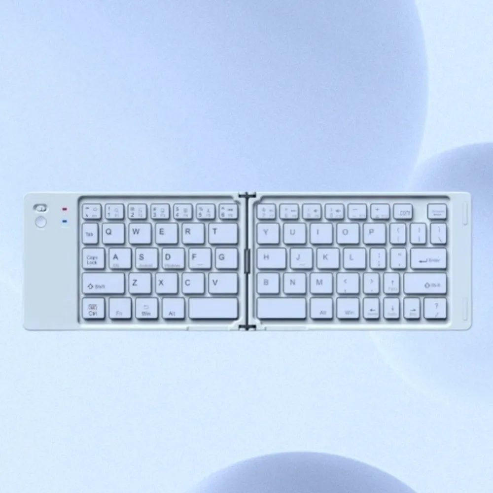 

Mini Wireless Folding Keyboard Rechargeable Lightweight Bluetooth Keyboard Slim Design Portable Foldable Keyboard Office