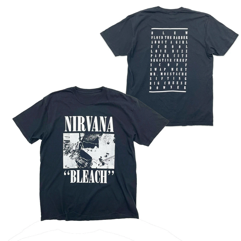 Art Nirvana Band Rock Kurt Cobain T-Shirt Cotton Graphic Tee Men Women Summer Streetwear view 4