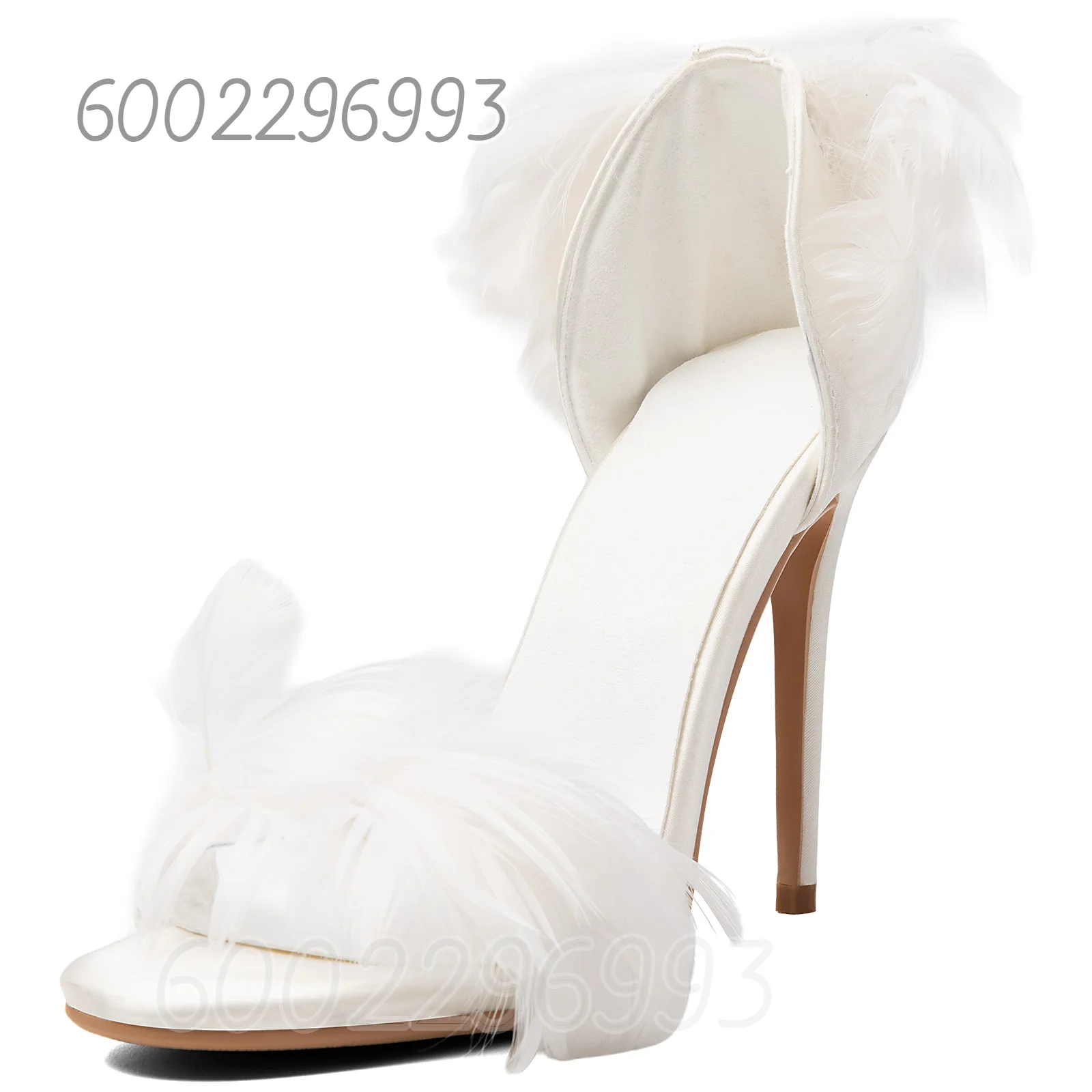 White Feather Satin Stiletto H - Slip Dress Satin 评论和价格