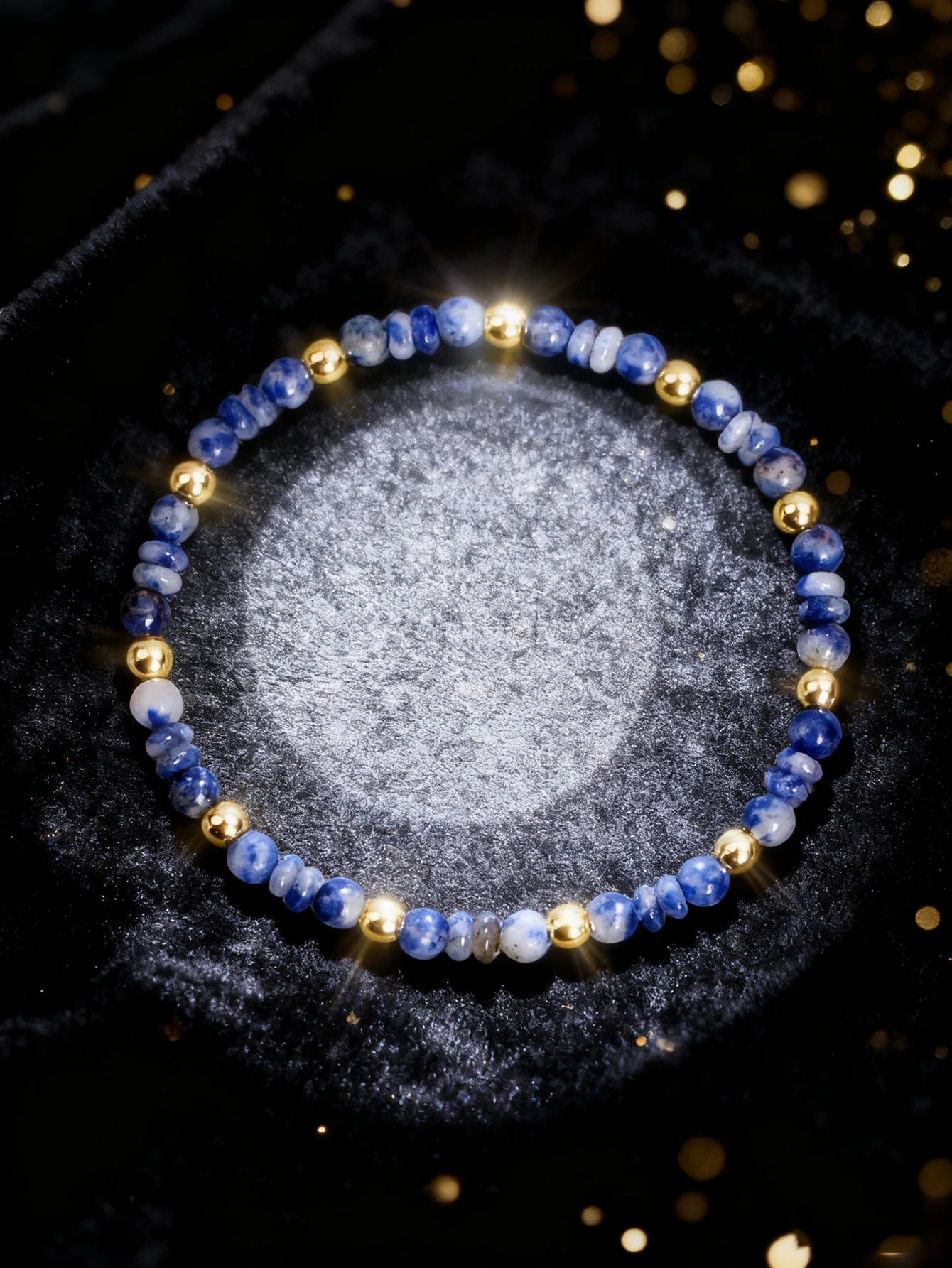 سوداليتي حبة سوار الحجر الطبيعي 4 مللي متر الأزرق المعداد الخرز ل الحيوية الهدوء حماية الاتصالات والتوازن العاطفي مجوهرات