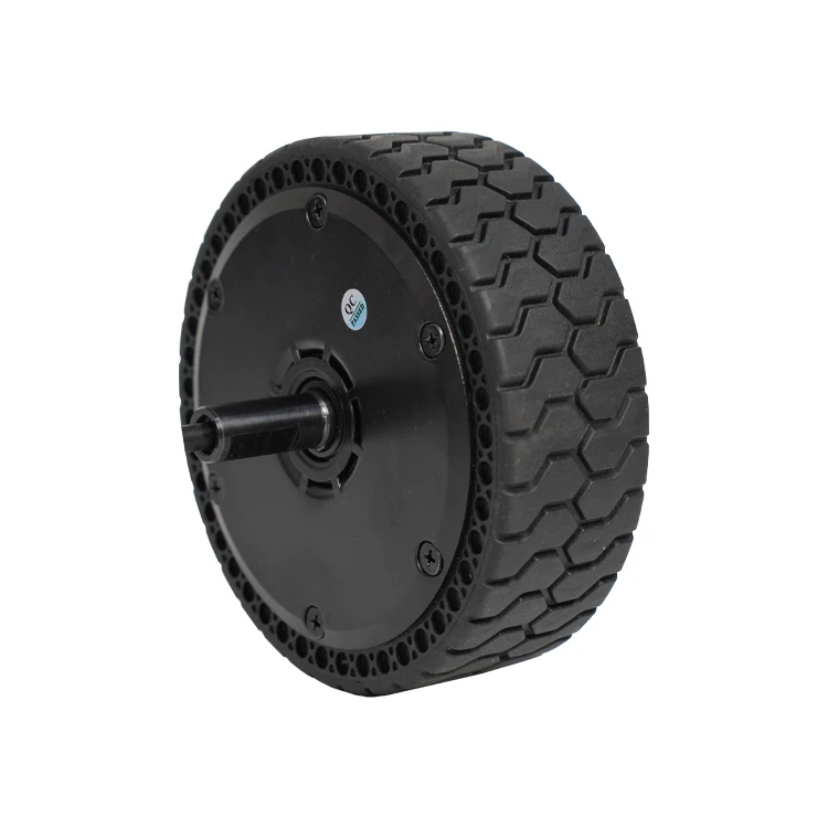 hit productDMKE IP65 Waterproof  5.5 Inch 3.5nm 24V Integrated Driver DC Brushless Wheel Hub Servo Motor for Robot AGV