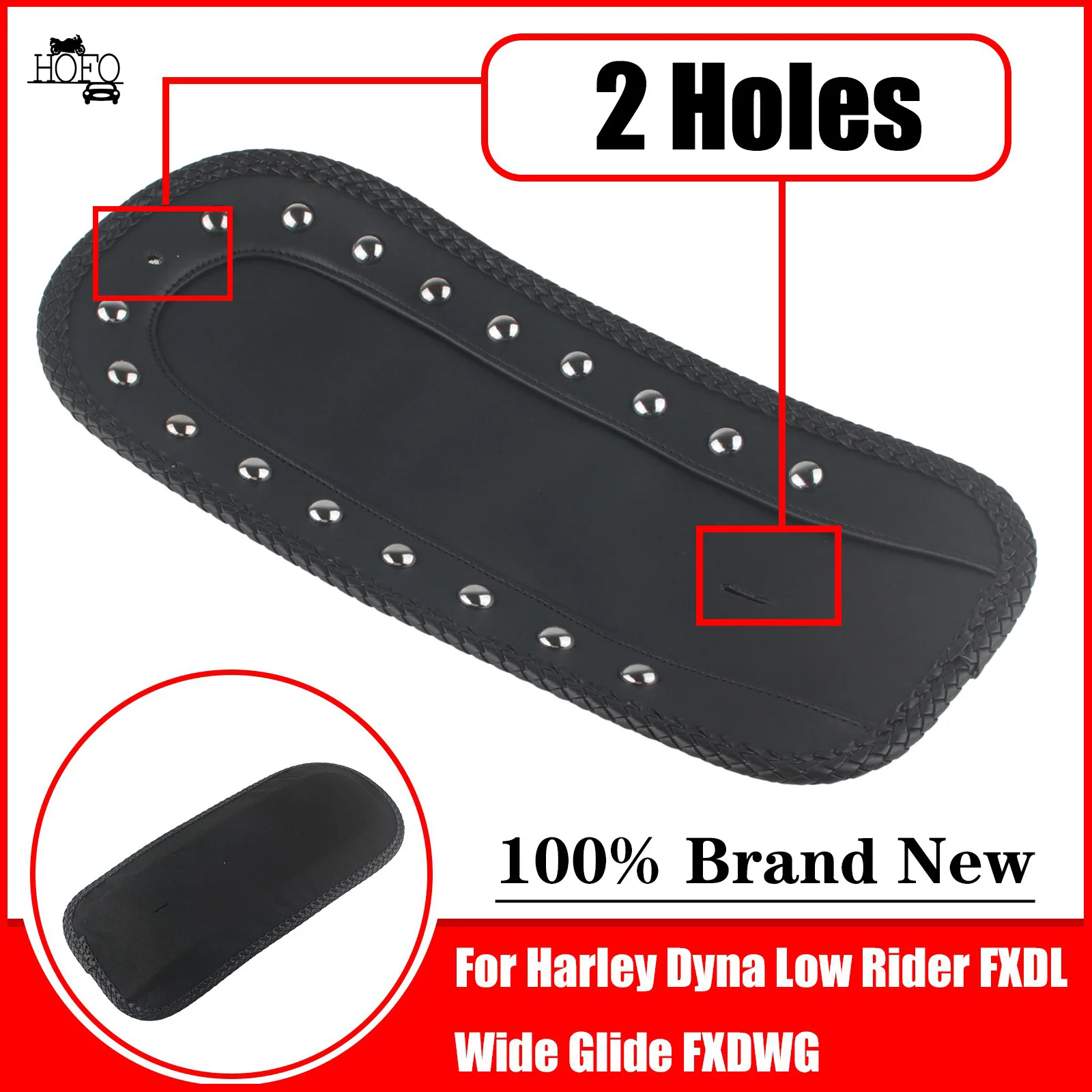 

Motorcycle Rear Fender Bib Solo Seat Cover Black For Harley-Davidson Dyna Fat Bob (EFI) - FXDF Low Rider