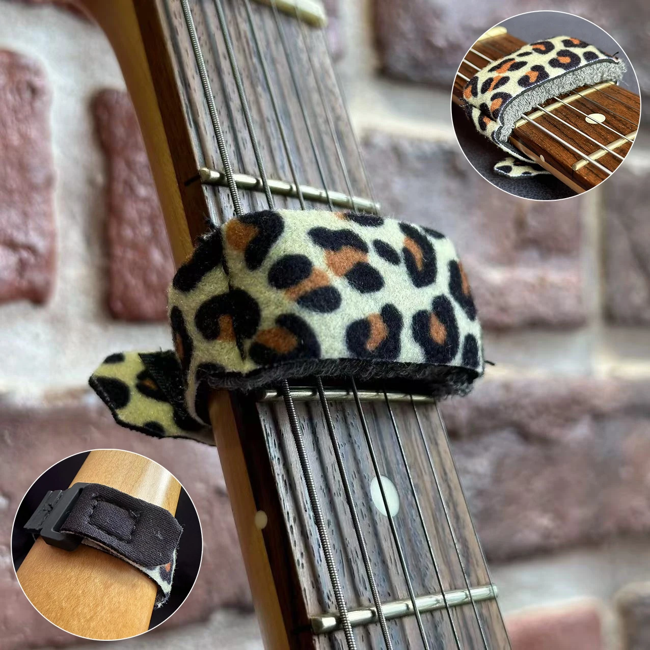 Gitarren-Bundsaiten, stummgeschalteter Riemen, Geräuschdämpfer, geräuschlose Wraps, Strahlband für Gitarren, Bass, Ukulele, Saiteninstrumente, Teile und Zubehör – Detail 11
