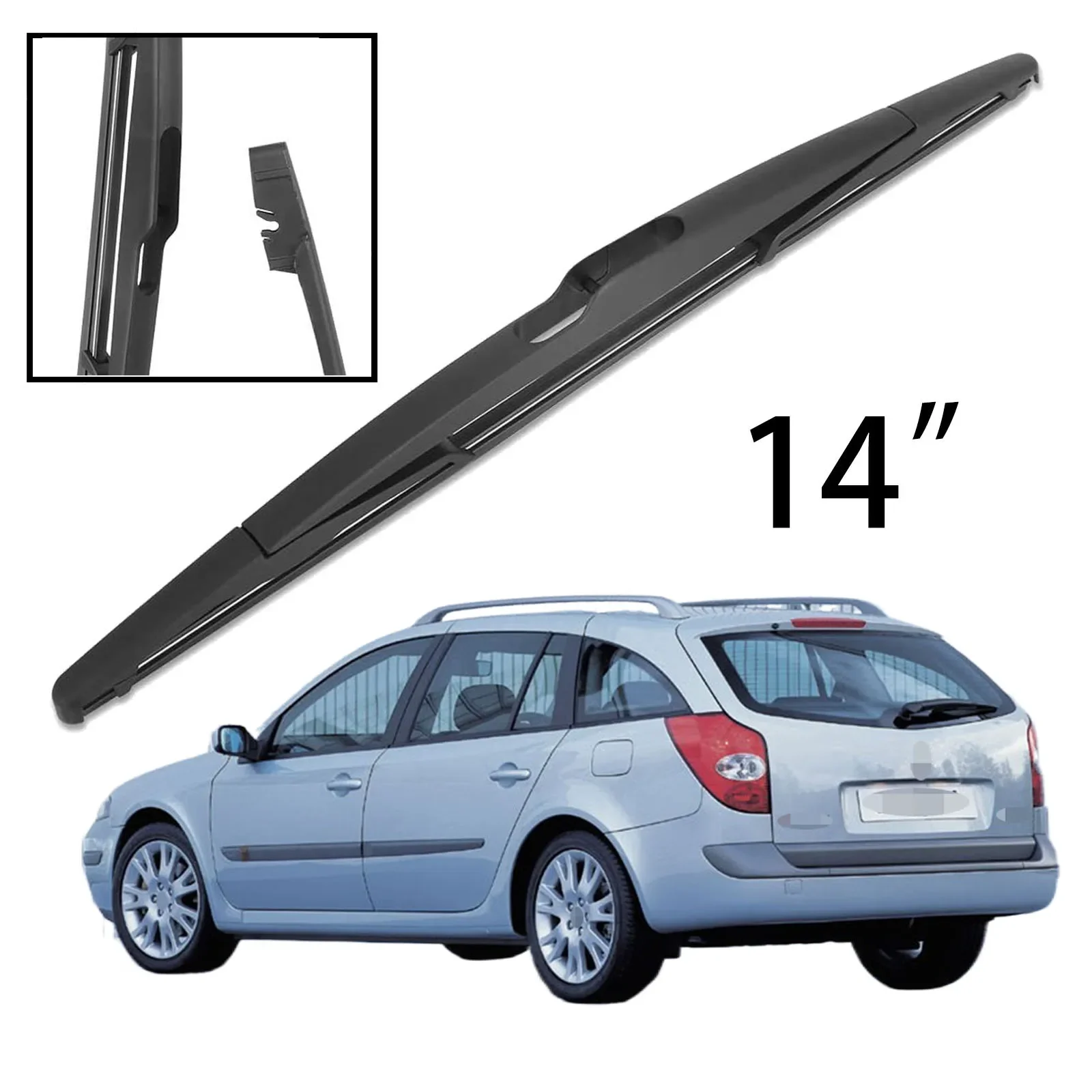 

14" Rear Windshield Windscreen Washer Wiper Blade For Renault Laguna II MK2 Estate Combi 2001-2007 Car Accessories Accsesories