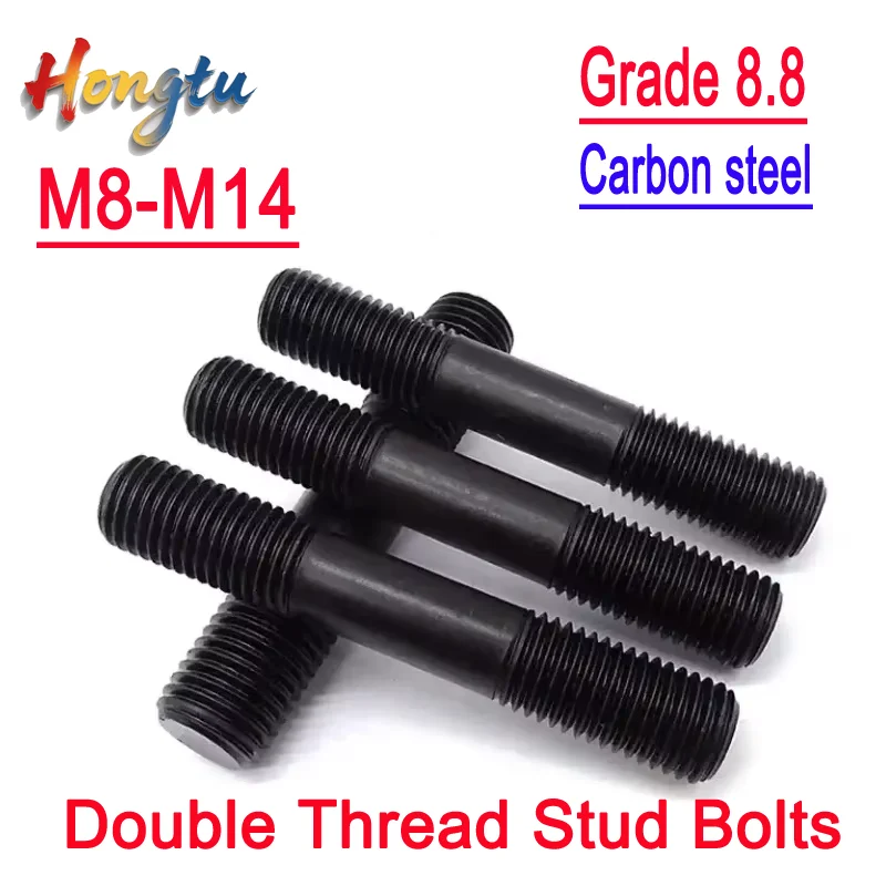 

Grade 8.8 Carbon Steel Double Thread Stud Bolts (M8-M14) - Headless