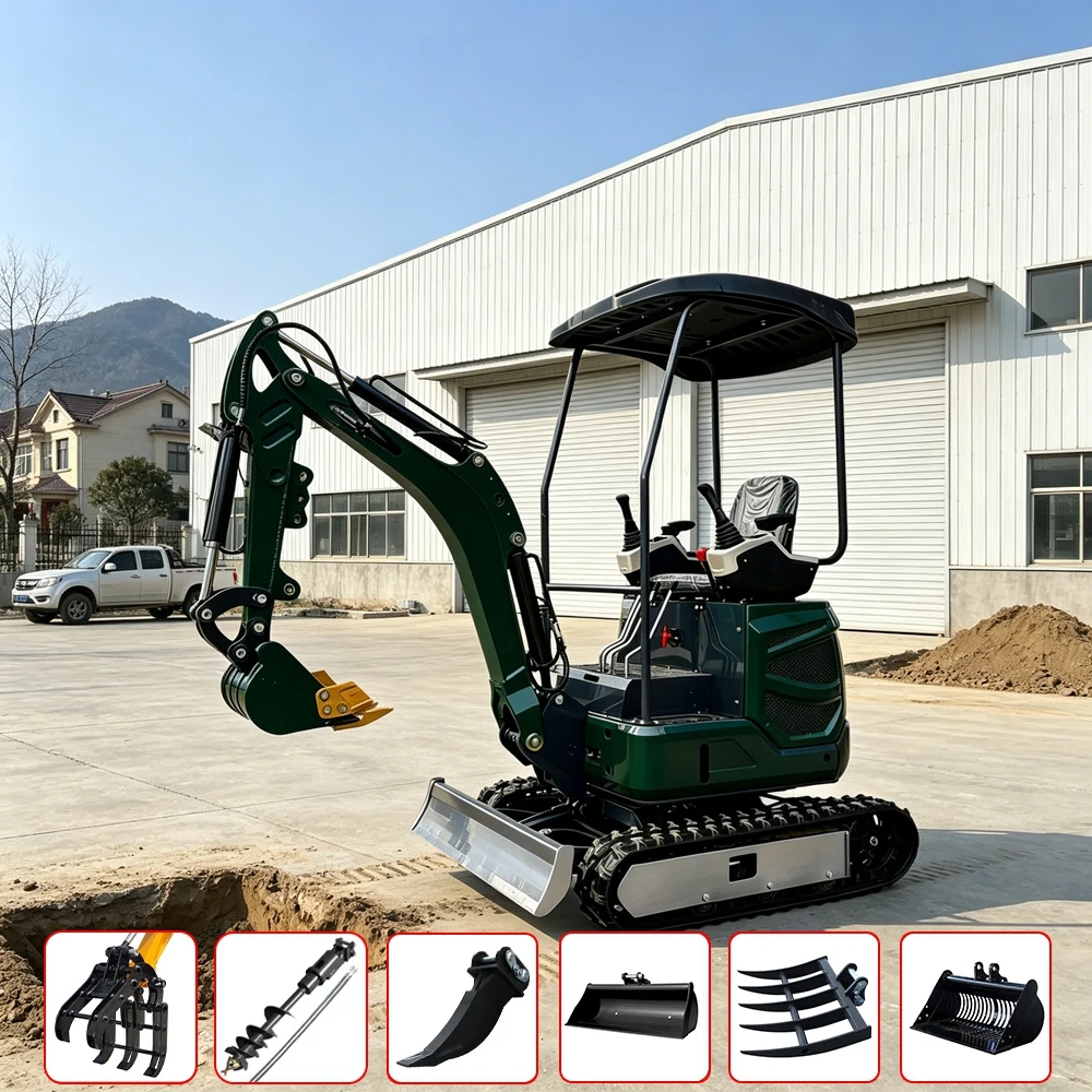 

1.2Ton Mini Excavator Construction 0.8Ton 1.5Ton 2.5Ton Yanmar engine Europe Hydraulic Diggers Farm Trenching