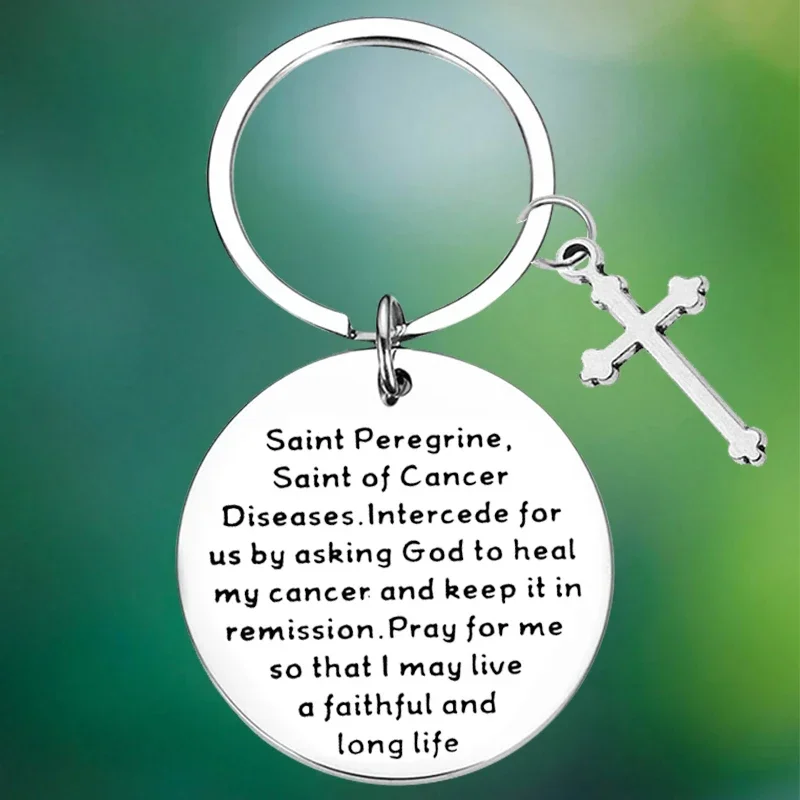 Cancer Fighter Gift Keychain Cancer Recovery Gift Key Chain Pendant Cancer Awareness Gift