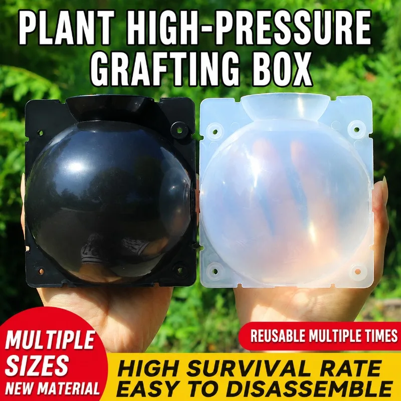 10pcs Plant Propagation Kit: High-Pressure Grafting Balls for Fast Rooting. Durable, Reusable Plastic for Indoor & Garden Use.