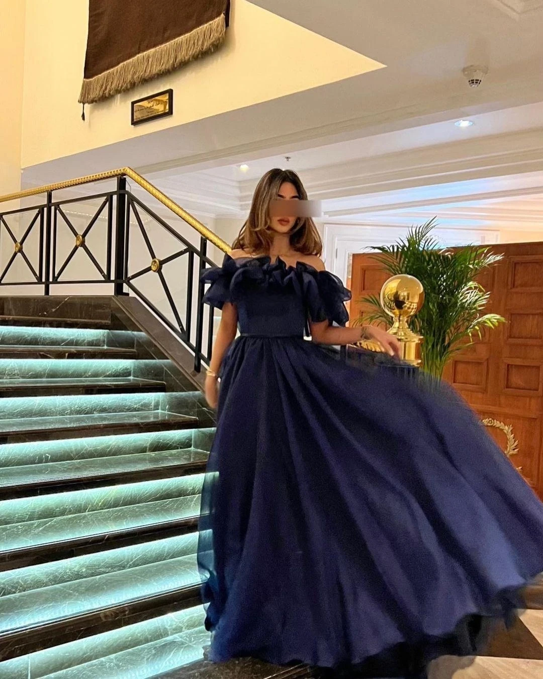 Customized Prom Dresses Retro Elegant Off-the-shoulder A-line Contoured Organza Formal Occasion Gown Vestido Elegante Para Mujer