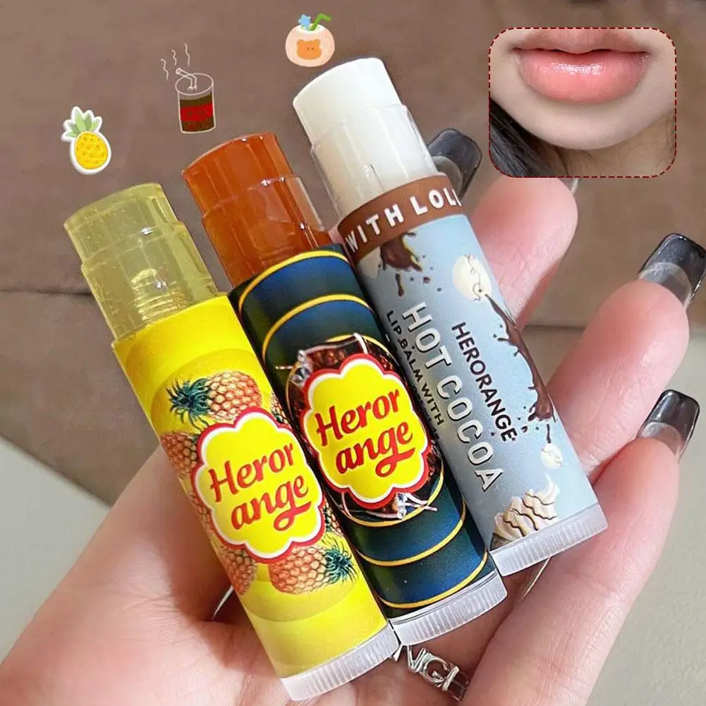 

Fruit Drop Lip Balm Deep Moisturizing Hydrating, Removes Dead Skin And Lighens Lip Lines For Men And Women Lip Care G8R7