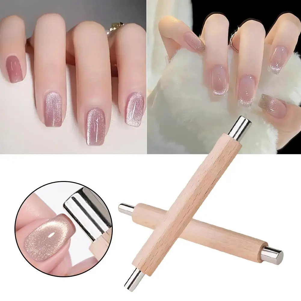 Double-head Magnet Sticks For Cat Magnetic Gel Strong Magnetic Rod Cat Magnet For Nails Long Magnet Pen Nail Art Tool