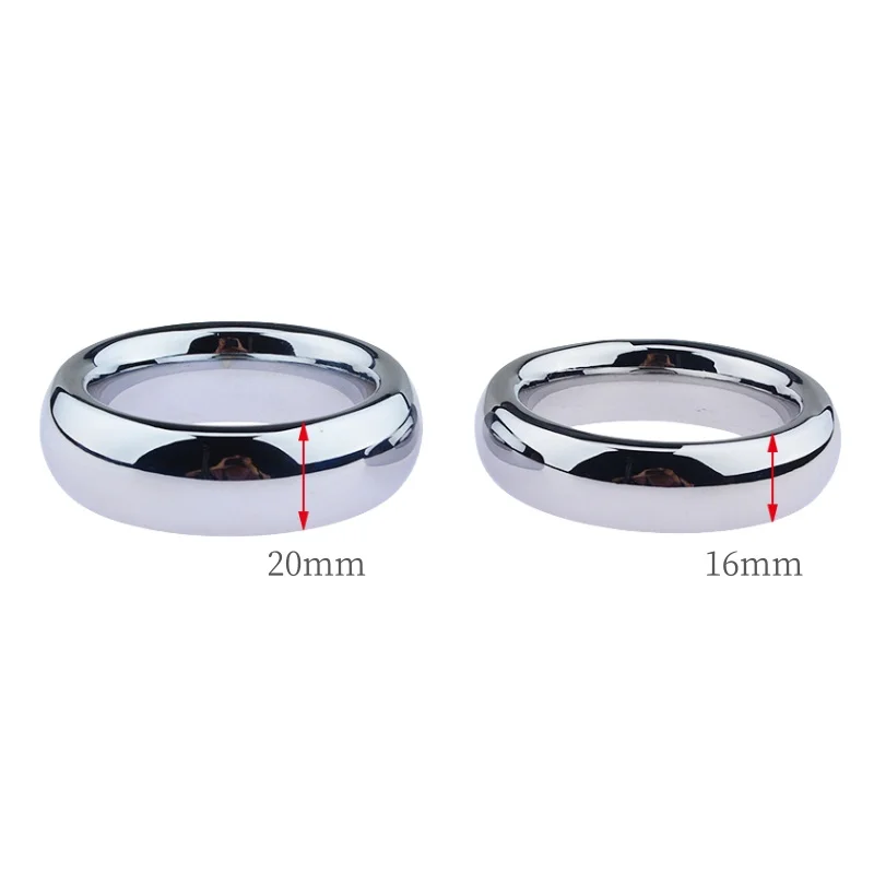 حلقة الاحتفاظ بالقضيب المعدني مع قفل عبودية الديك الذكور كيس الصفن الخصية الكرة نقالة ألعاب جنسية للرجال تأخير الوقت متجر الكبار #3