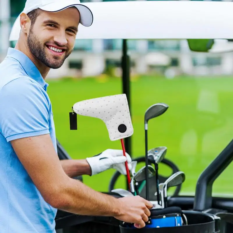 Golf Putter Cover Magnetic Putter Headcovers Golf Accessories With Magnetic Closure Mallet Putter Covers Fits Most Clubs