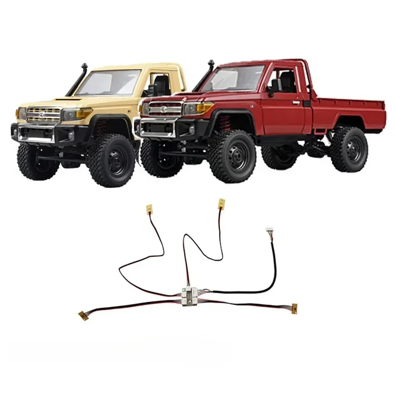 MN82 82A-02 Stock Light Kit Car Spare Parts Headlights Turn Signals Brake Lights For 1:12 MN 82