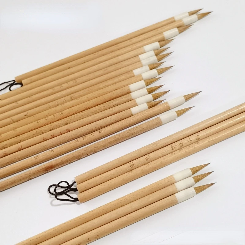 Weasel Hair Brush Chinese Calligraphy Profesional Brushes Small Regular Script Running Cursive Script Copy Scriptures Brush Pen