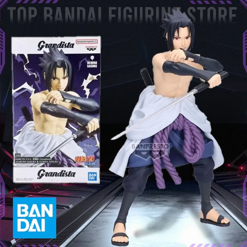 

BANDAI Banpresto Naruto 72 Series Anime Figurines Grandista Uchiha Sasuke In Stock Action Figures Collection Model Toys gift