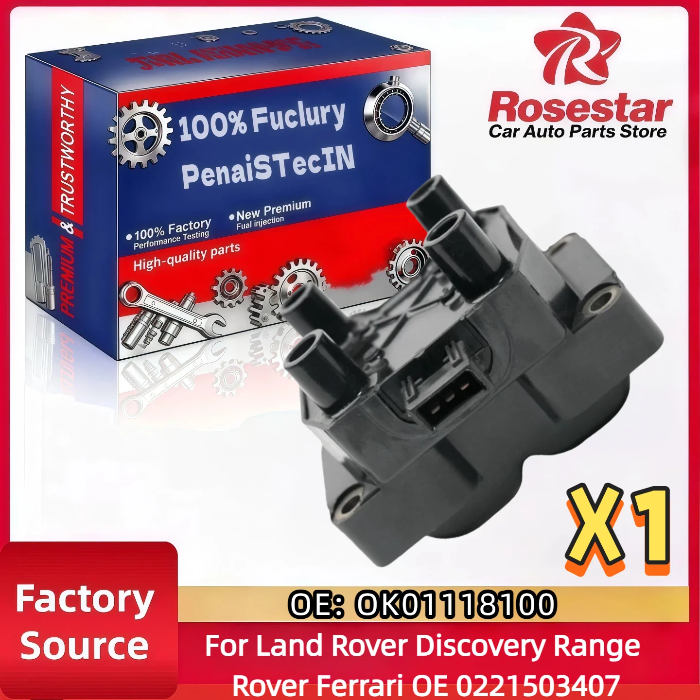 

Катушка зажигания для Land Rover Discovery, Range Rover, Ferrari 0221503407