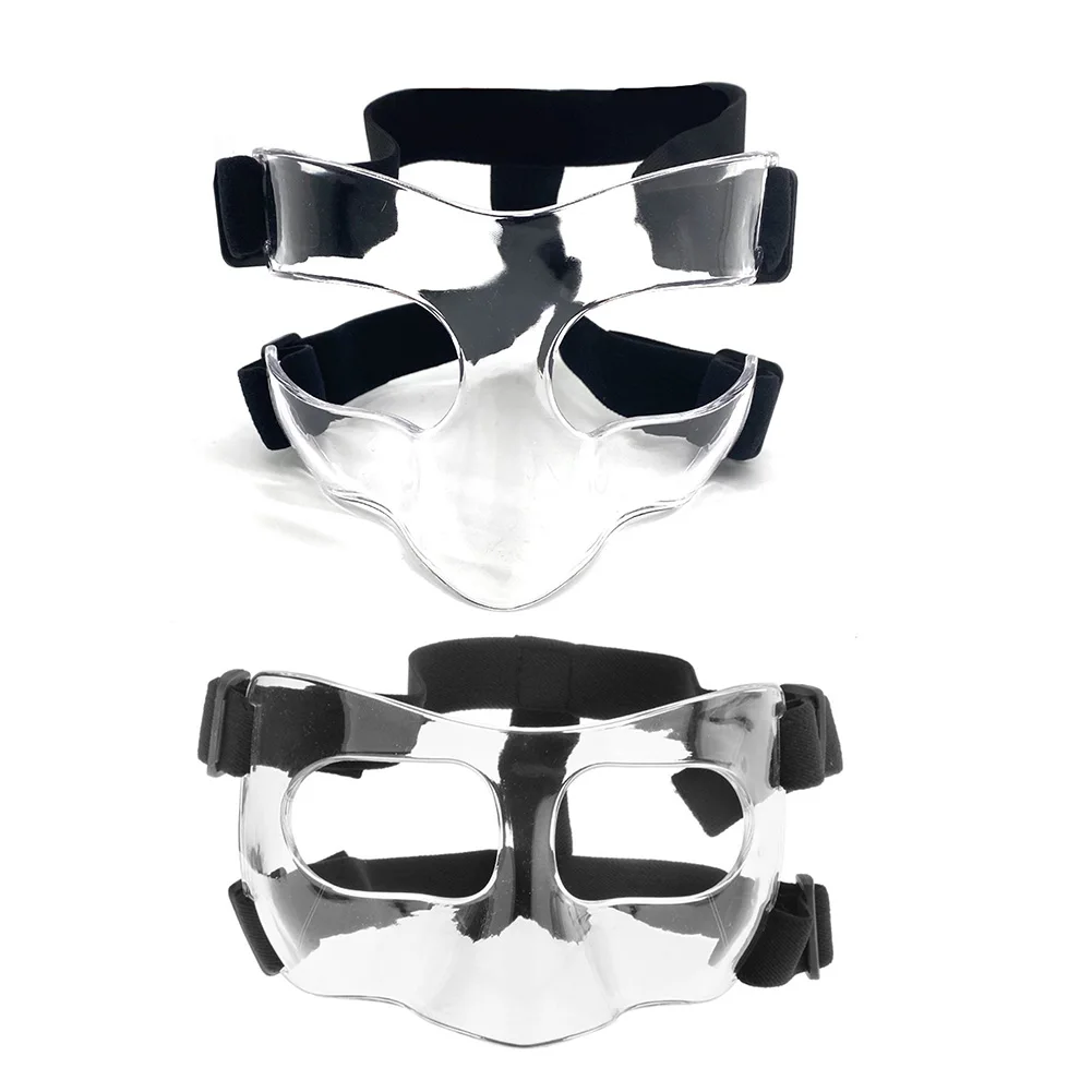 농구 페이스 마스크 하프 프레임 코 가드 페이스 실드 NBA 마스크 스포츠 보호 장비 성인 어린이 충돌 방지 코 보호