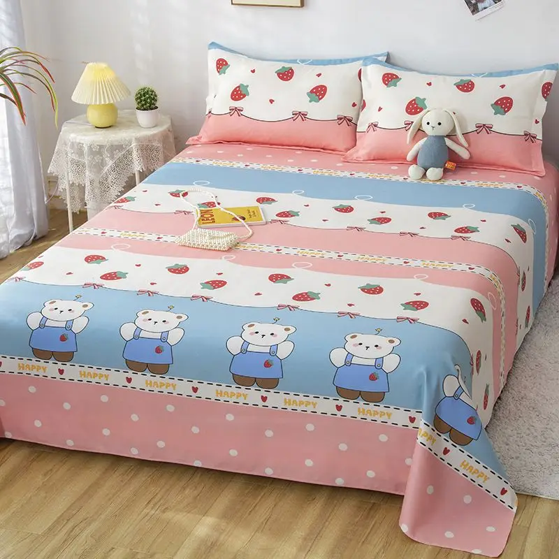 Bed Sheets Four Season Universal Household Fashion Comfortable Breathable Washable Non-slip Bedcover Bedding Luxury Bedspread