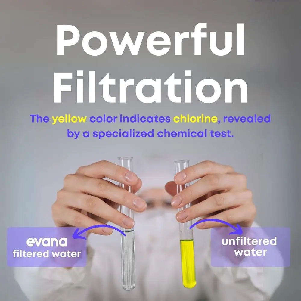 Filtr prysznicowy o wysokiej czystości - usuwa 99% chloru, metali ciężkich - akcesoria łazienkowe - głowice prysznicowe - wykończenie chromowane