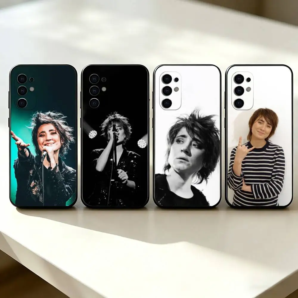 Russian rock singer Z-Zemfira  Phone Case For Samsung S25,S24,S21,S22,S23,S30,Ultra,S20,Plus,Fe,Lite,Note,10,Black Cover
