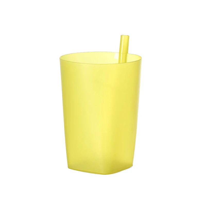 Straw Cup Children Infant Baby Sip Cup With Built In Straw Mug Drink Food-grade Plastic Integrated Kids Water Bottle 2025