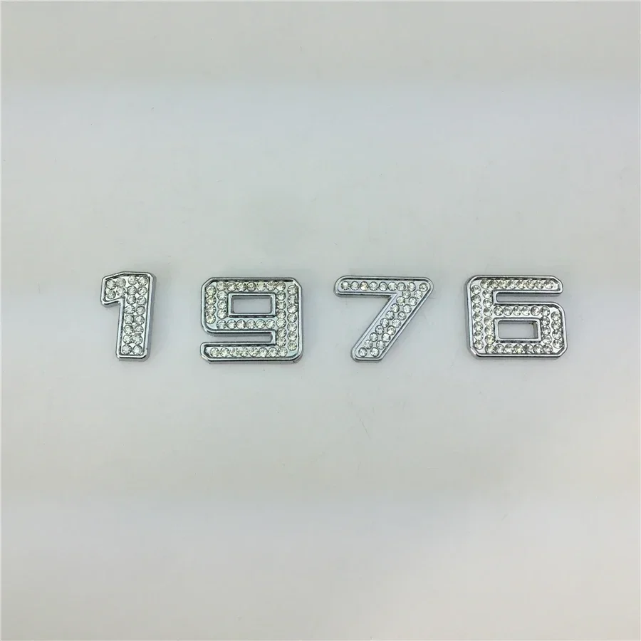 

Автомобильные наклейки с алфавитом, металлические цифровые автомобильные наклейки, персонализированная задняя пластина, 4 шт.