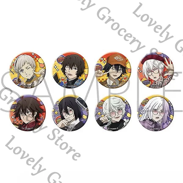 Bungo Stray Dogs Fyodor D Nikolai Gogol‌ Jouno Saigiku Dazai Osamu Cosplay Anime Badge Emblem Brooch Badges Widget Pendants Fans