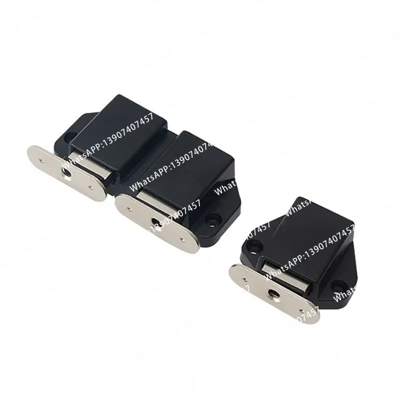 Double/Single Open Cabinet Snap Limiter Magnetic Push Damper Cushioning Spring Snap Bookcase Hinge