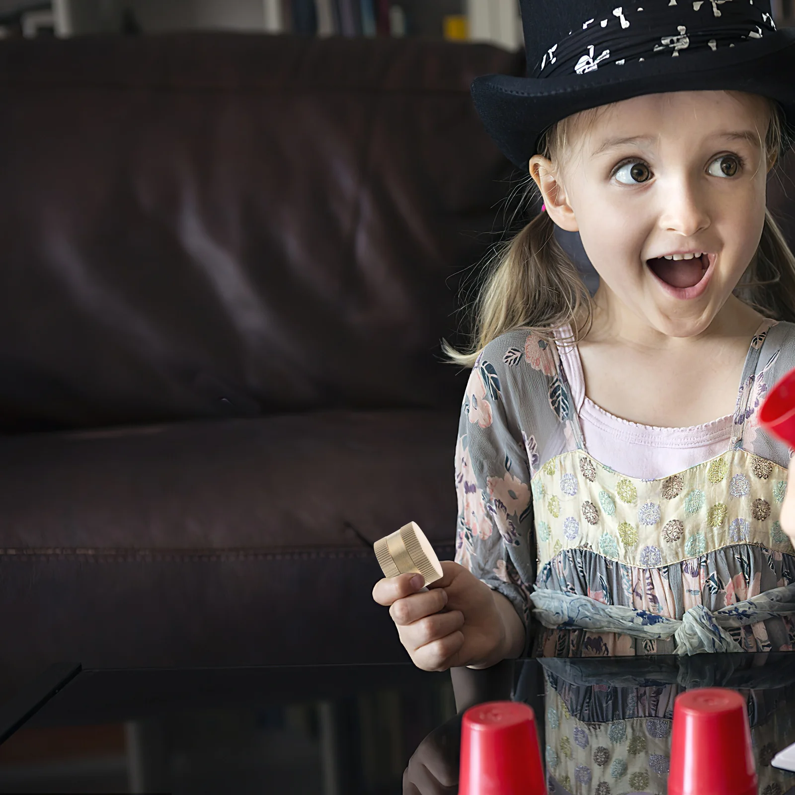 Prop Dynamic Coin Appear Box Stage Performance Gimmick Illusion Accessory Prop Trick Gimmick