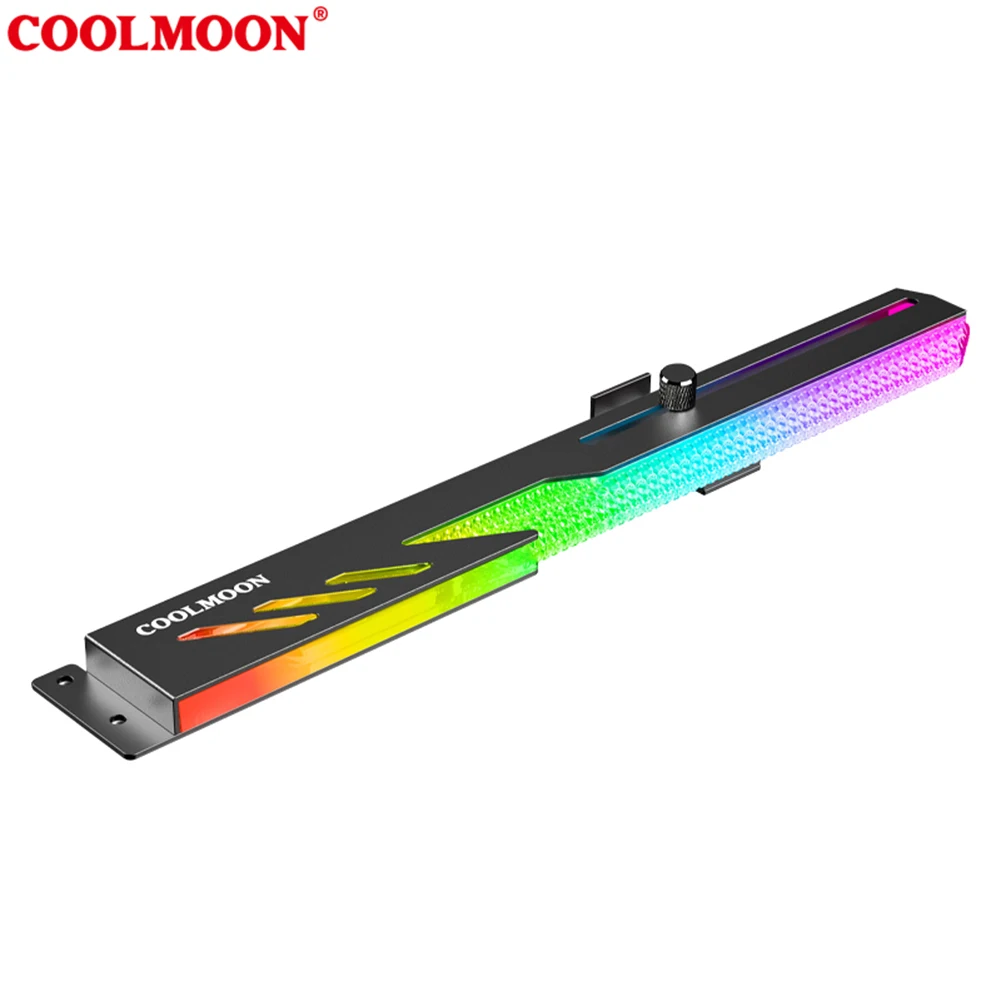 

COOLMOON GT8 Horizontal GPU Support 5V ARGB Bracket Video Card Stand GPU Holder
