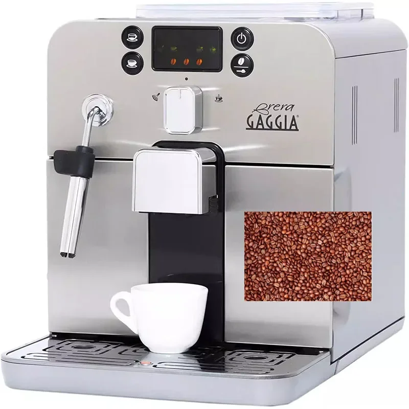 

Automatic Italian Coffee Machine 1.2L 220V Business/Home Coffee Machine Intelligent Stainless Steel Italian Coffee Machine