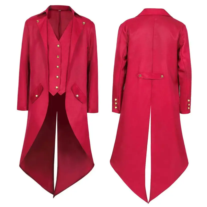 

Medieval Stpunk loween Par Performance Costume Women's Traditional Ethnic Stage Wear Polyester Material