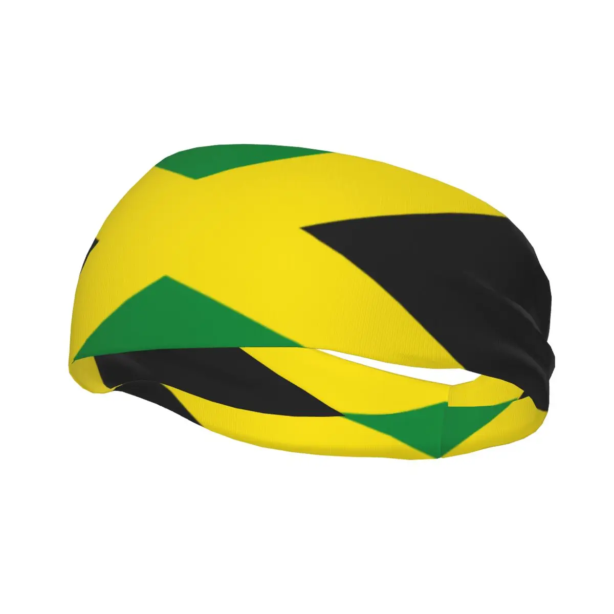 Flag Of Jamaica Elastic Hair Band Yoga Headband Makeup Hair Hoop Headwrap