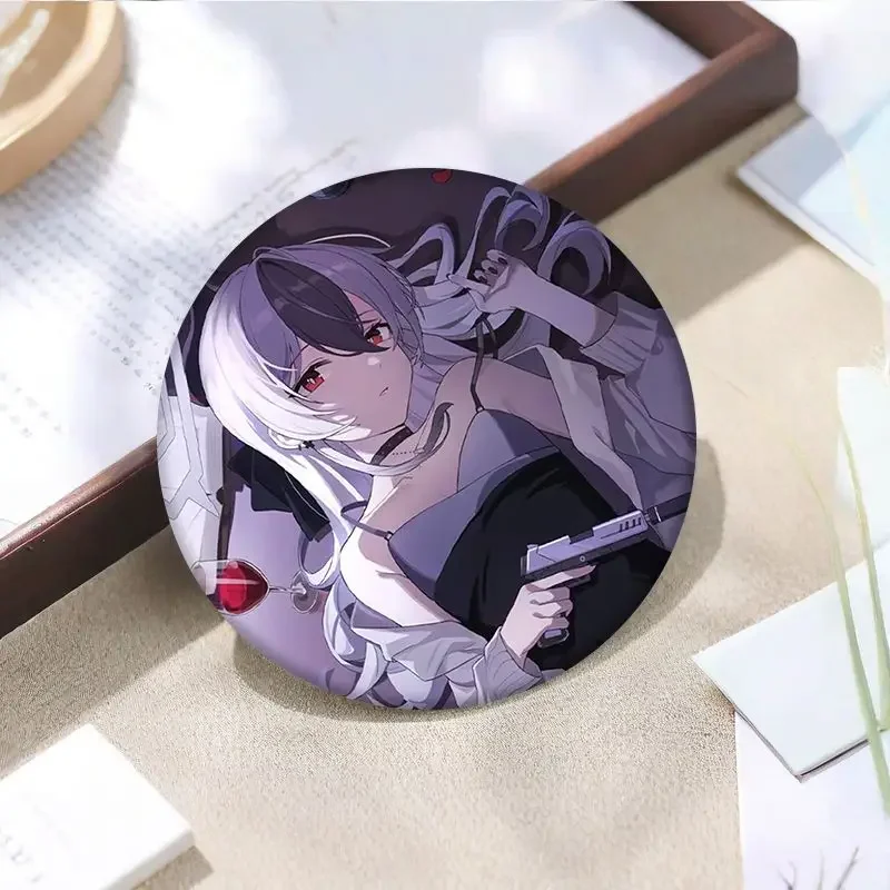 FC6Anime Blauw Archief Onikata Kayoko Cosplay Drijfzand Mahjong Acryl Ornamenten Badge Broche Kleding Rugzak Accessoires@FC8!