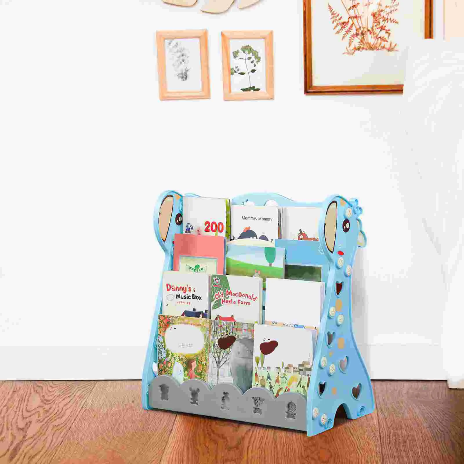 Kinder Kindergarten Bücherregal Kleinkind Bücherregal Kinder regal Lagerung Bücherregale Schreibwaren halter Home Stand für Dekor