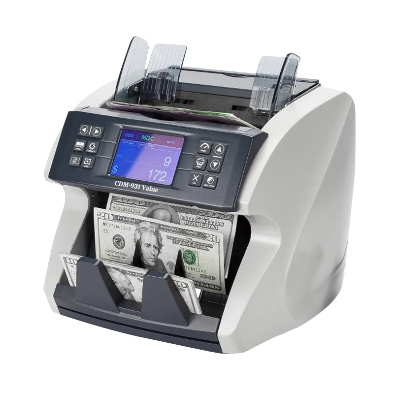 

Multi Currency Automatic Bill Counting Machine Money Mix Value Note Cash Counting Machine