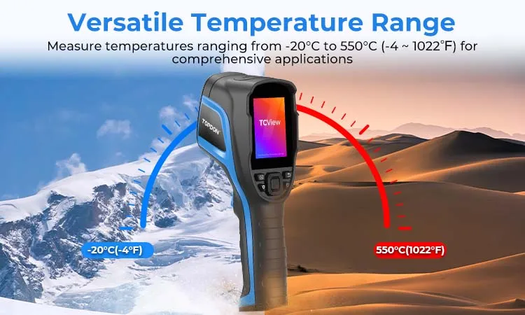 TOPDON TC004 Lite Portable Auto véhicule Vision nocturne température imageur thermique Module de caméra d'imagerie infrarouge pour voiture