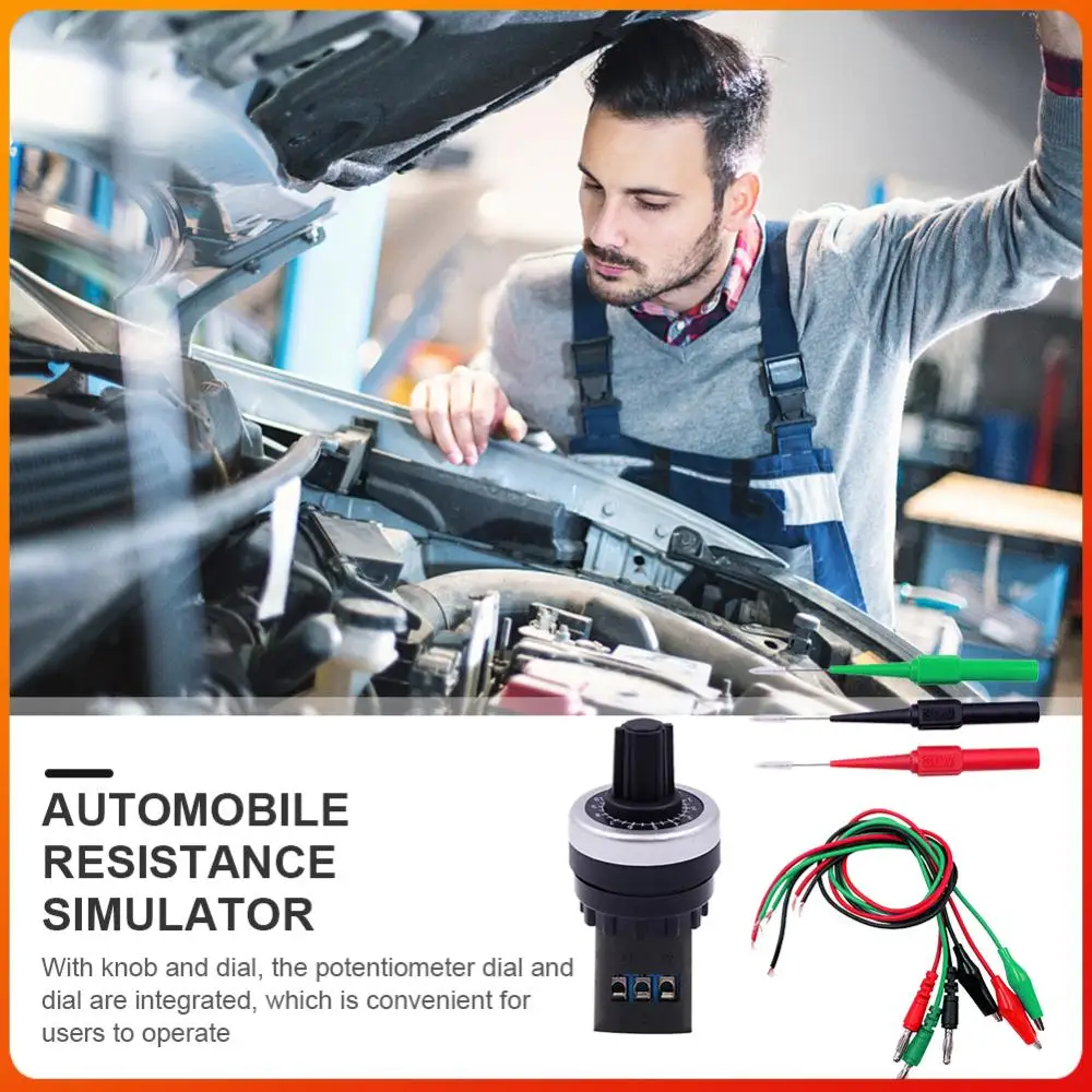 Universal Vehicle Resistor Simulator Analog Generator Resistance Sensor Fuel Diagnostic Tool