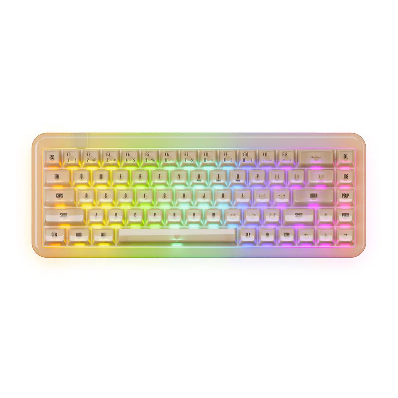 

YU01 light-transmitting mechanical keyboard Bluetooth wireless three-mode e-sports game office unlimited connection