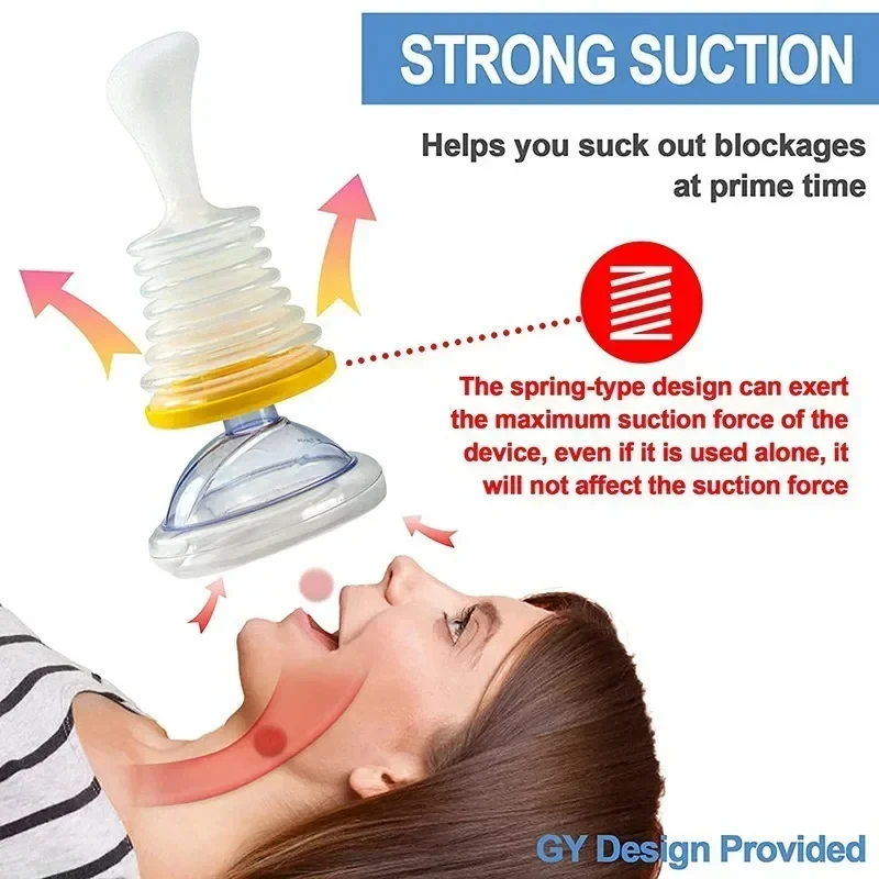 First Aid Kit Family Choking Emergency Device Breathing Trainer Anti Choking Anti Suffocaation Device for Adult and Children