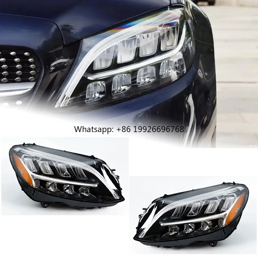 

C180 C200 C260 C300 S205 Tool Accessories Car Lights Headlight Assembly Upgrade Original Design For Benz W205 2019-2021 LED Auto