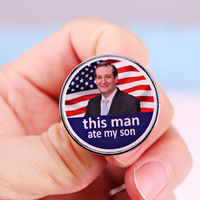 This Man Ate My Son Ted Cruz Meme Jewelry Button Pin Gift Decor Badges