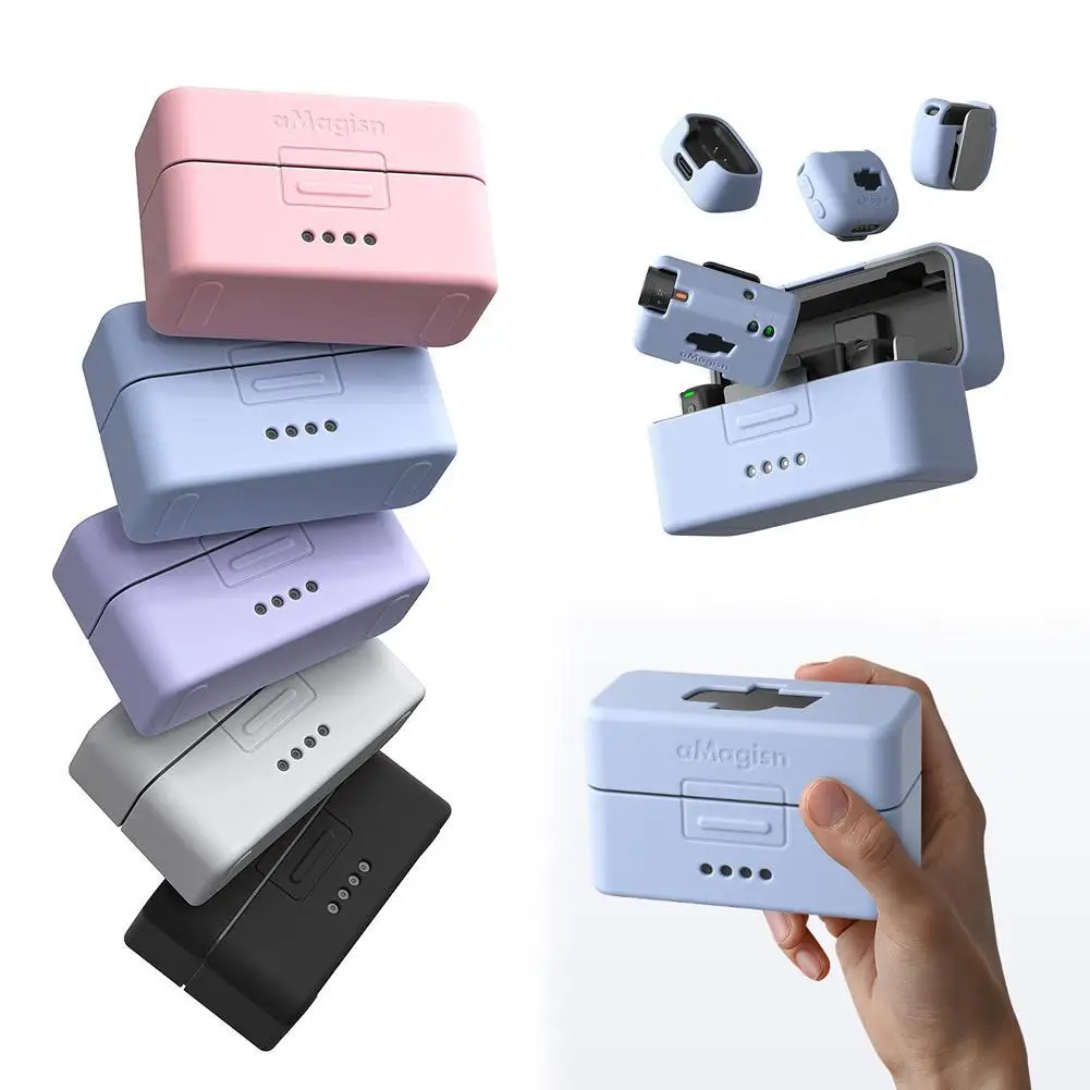 Силиконовый защитный чехол для беспроводного микрофона для dji Mic Mini, мягкий силиконовый чехол, защитный рукав, аксессуары для беспроводного микрофона