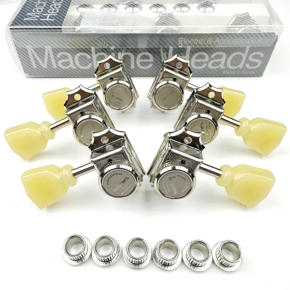 1 Set 3R3L Vintage Deluxe Locking Electric Guitar Machine Heads Tuners For LP-style SG-style Electric Guitar