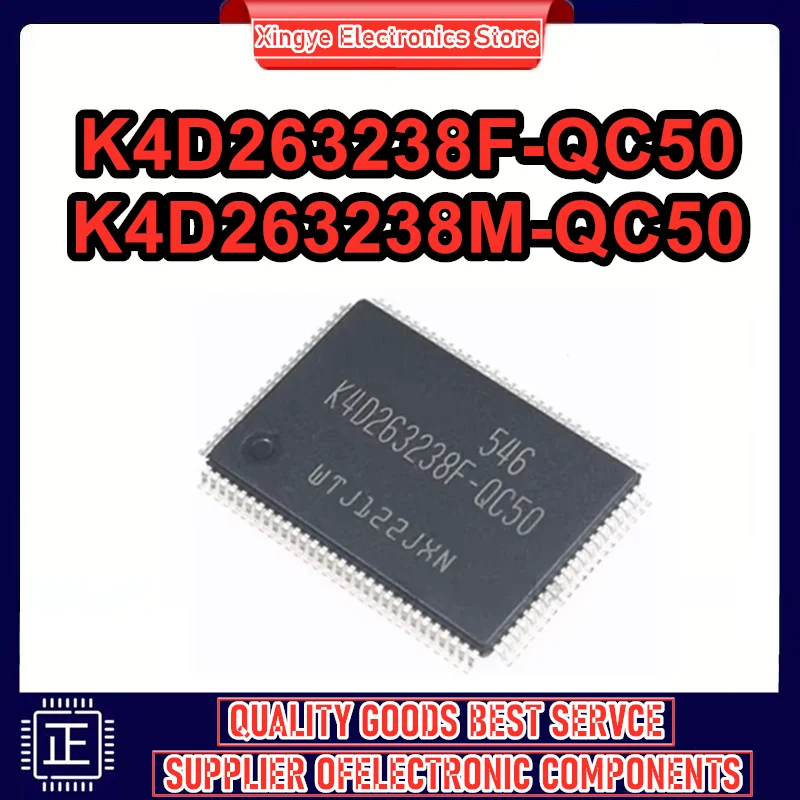 5 шт. K4D263238F-QC50 K4D263238M-QC50 K4D263238F-QC K4D263238F TQFP100 100% новый оригинальный склад